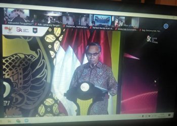 Wabup Tanggamus Rakornas TPAKD 2021