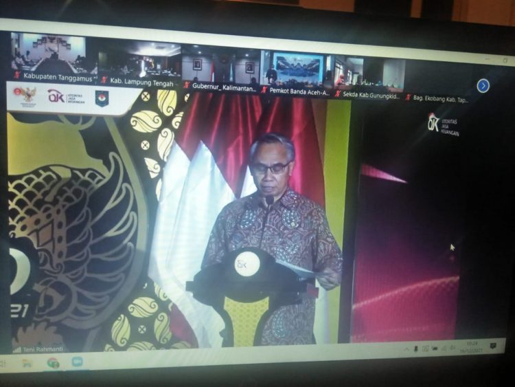 Wabup Tanggamus Rakornas TPAKD 2021