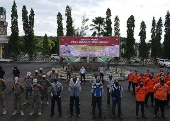 Polres Tanggamus Gelar Pasukan