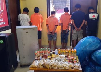 Polsek Pulau Panggung Tangkap Kawanan Pencuri