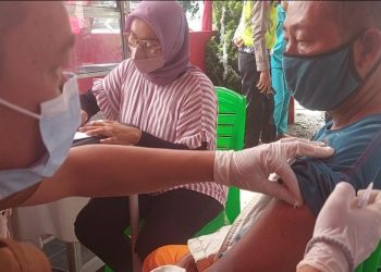 Vaksinasi Pospam Kota Agung