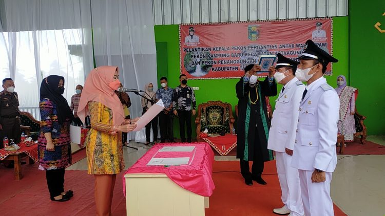 Pelantikan Kepala Pekon PAW, tanggamus.lappung.com