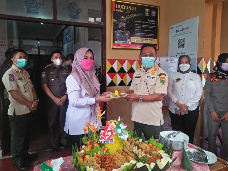 HUT Satpol PP dan Satlinmas, tanggamus.lappung.com