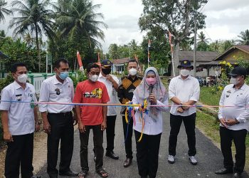 Peresmian Jalan Hotmix, tanggamus.lappung.com