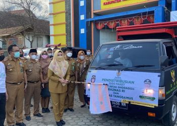 Distribusi ZIS Baznas Tanggamus, tanggamus.lappung.com