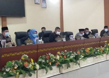 Rapat Paripurna Persetujuan LKPJ Bupati Tanggamus