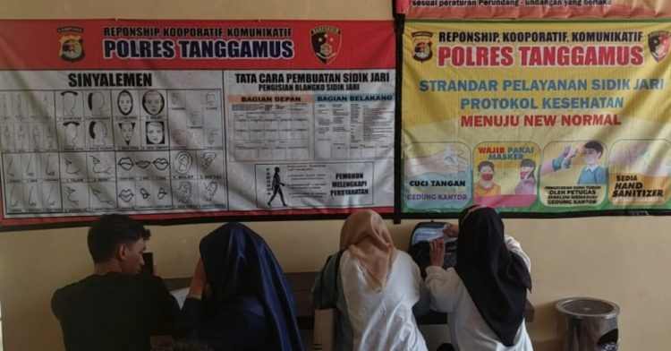 Pelayanan SKCK di Polres Tanggamus