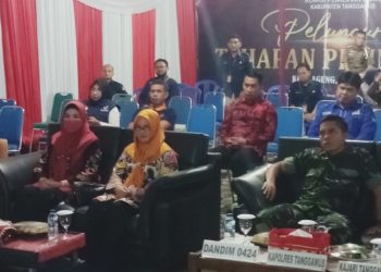 Bupati Tanggamus Ikuti Peluncuran Tahapan Pemilu 2024
