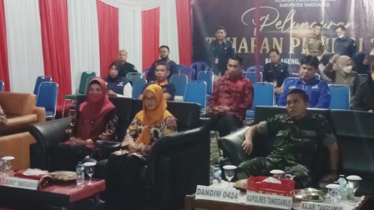 Bupati Tanggamus Ikuti Peluncuran Tahapan Pemilu 2024