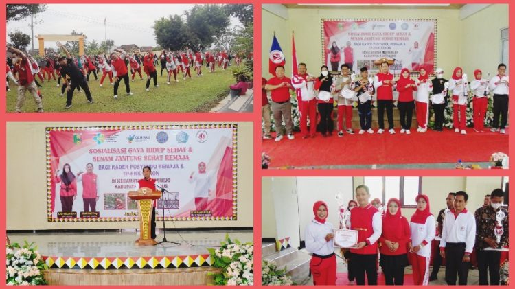 Senam Jantung Sehat Remaja di Tanggamus