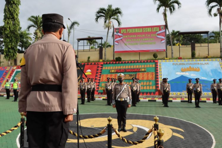 Siswa Diktukba SPN Polda Lampung