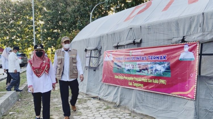 Peluncuran Posko PMK di Kabupaten Tanggamus