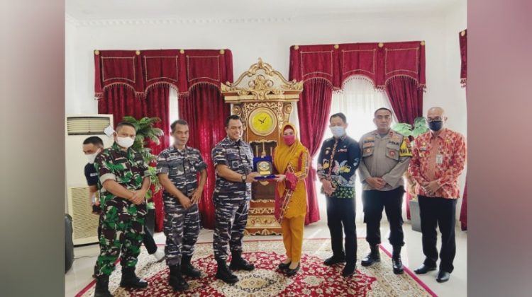 Kujungan Danlanal Lampung