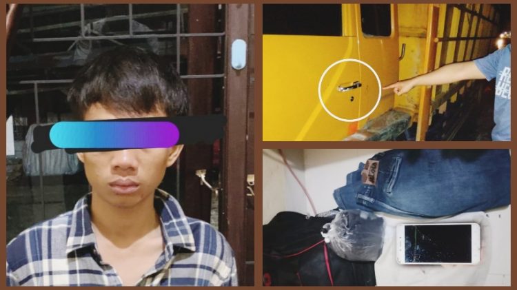 Maling Modus Bobol Pintu Mobil Truk