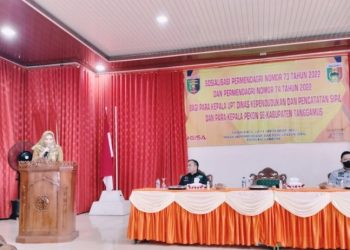 Dewi Handajani Menghadiri Sosialisasi Permendagri