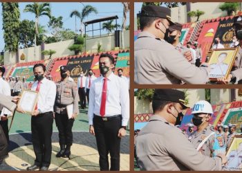 30 Personel Polres Tanggamus Raih Penghargaan