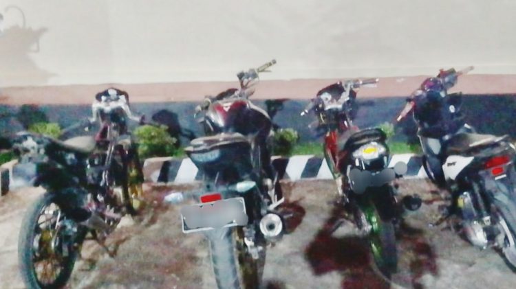 Polisi Gerebek Balap Liar di Kota Agung