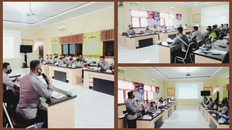 Polres Tanggamus Gelar Latpraops Zebra Krakatau 2022