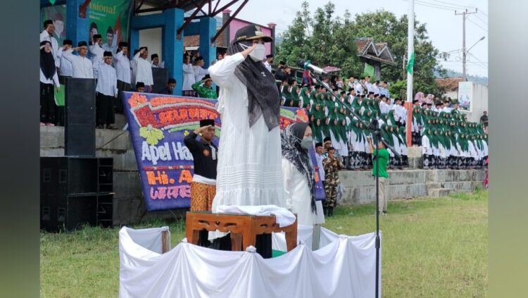 Upacara Hari Santri di Tanggamus