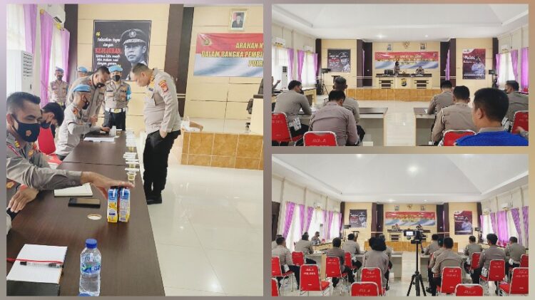 Kapolres Tanggamus Berikan Arahan dan Tes Urine