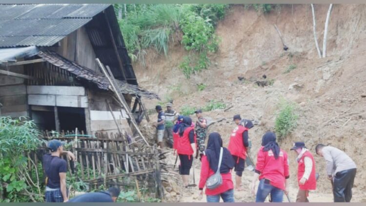 Tanah Longsor di Pekon Sedayu