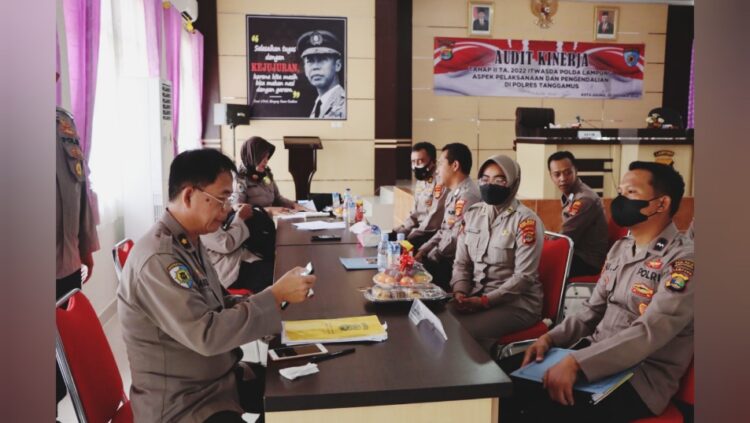 Tim Audit Itwasda Polda Lampung