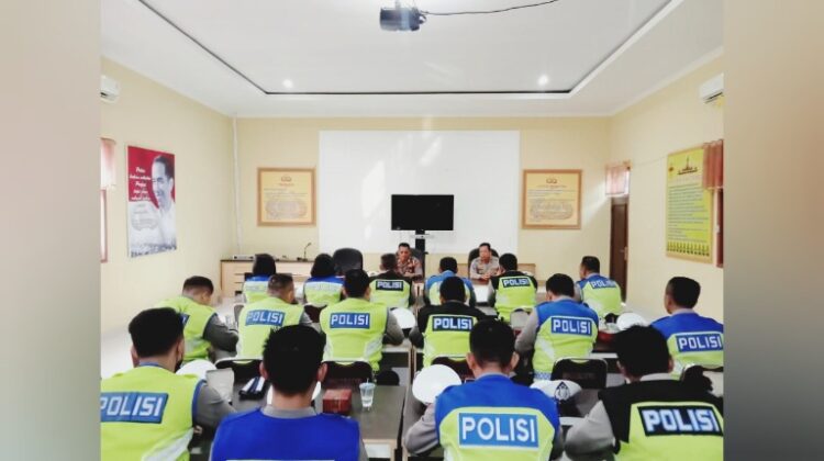 Polres Tanggamus Tarik Blangko Tilang