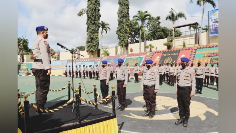 Polres Tanggamus Gelar Upacara Pengukuhan Satuan Polairud