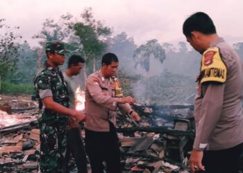 Kebakaran Rumah di Pekon Sukamaju