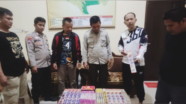 Polsek Talang Padang Razia Petasan