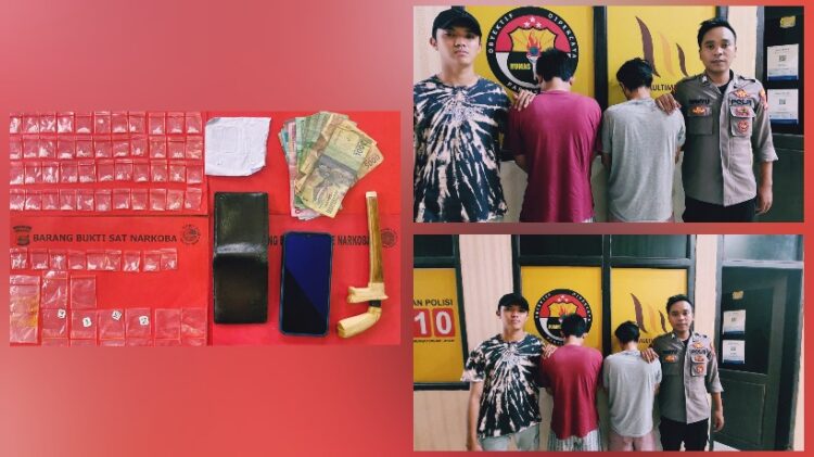 Dua Pengedar Sabu di Pugung